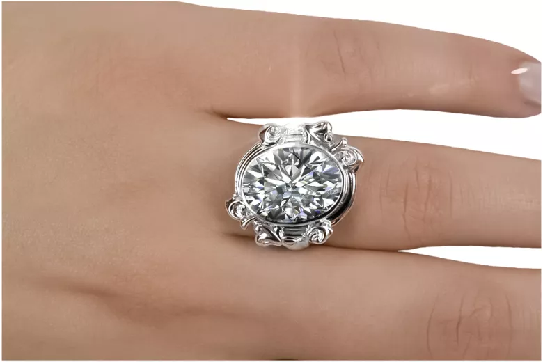 Inel Stil Vintage Zircon Lira sterlină de argint 925 vrc100s